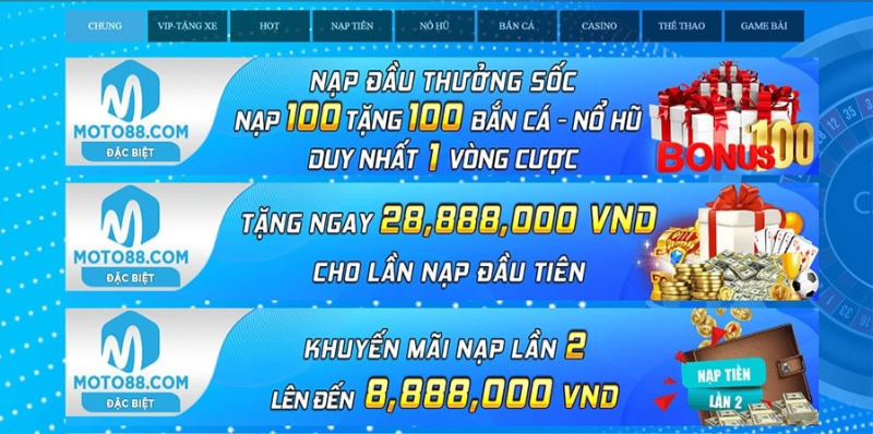 Trang chủ 41 Nhà cái Moto88