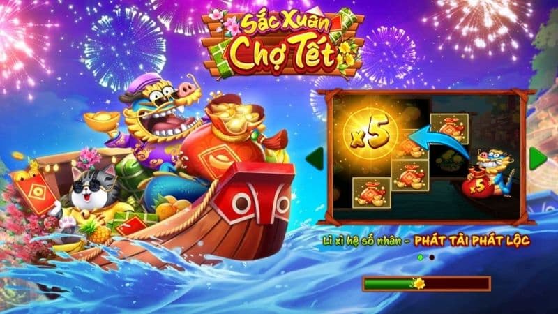 nổ hũ Sắc Xuân Chợ Tết